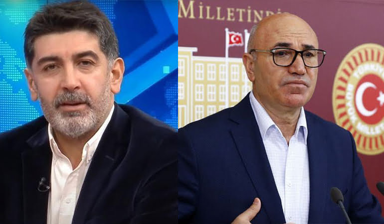 Halk Tv programcısı Levent Gültekin ile CHP’li Mahmut Tanal arasında tartışma