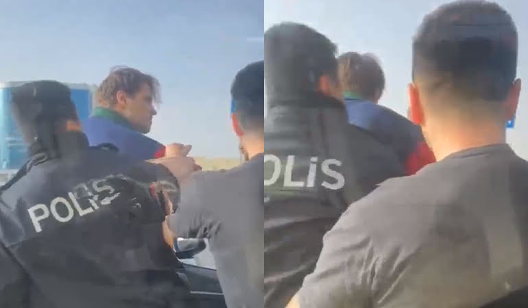 Ünlü oyuncu Burak Yörük, İETT şoförüne saldırdı