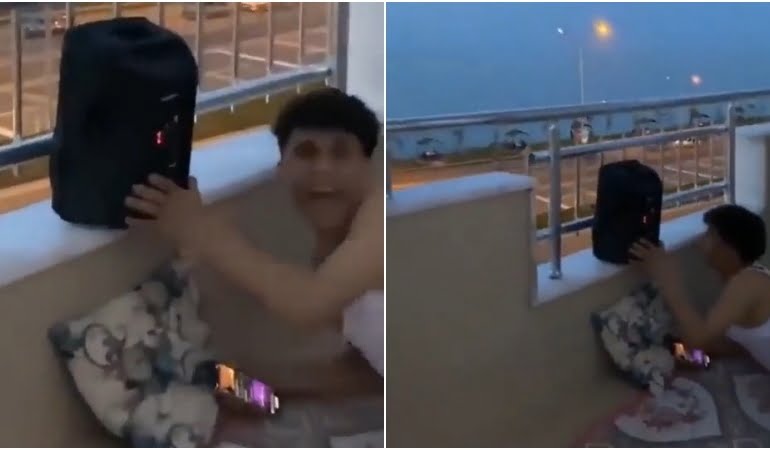 ‘Ezan şakası’ görüntüleri tepki çekti