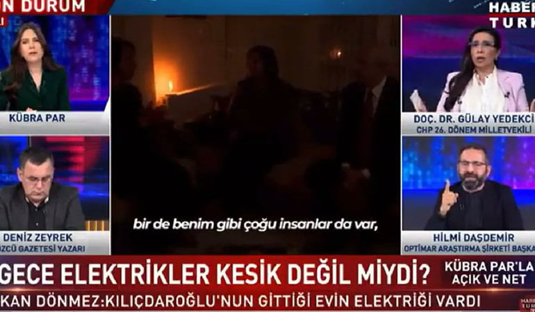 Canlı yayını kestiren kavga! ‘Hanımefendi gibi davranın’