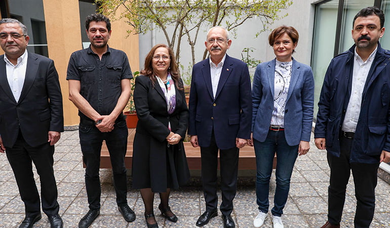 Hrant Dink Vakfı’nı ziyaret eden Kılıçdaroğlu FETÖ’yü yok saydı: Tetikçisi hapiste, gerçek katiller henüz bulunmadı