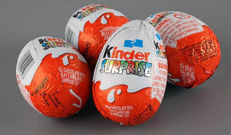 Kinder Surprise yumurtaları enfeksiyon bağlantısı nedeniyle piyasadan toplandı