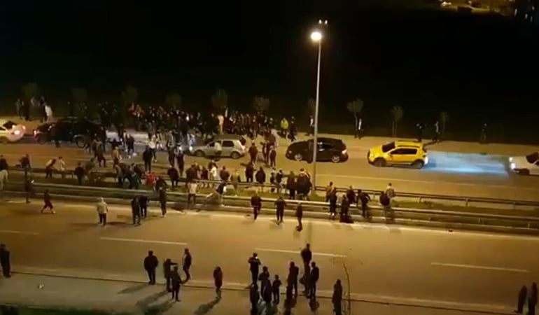 Bayburt’ta Bodrumspor kafilesinin kaldığı otele baskın girişimi