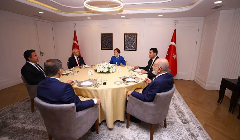 ‘Altılı masa’nın temel ilke ve hedefleri açıklandı