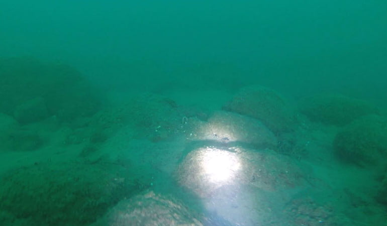 Akçakale Kalesi’nin kalıntıları deniz altından çıkıyor