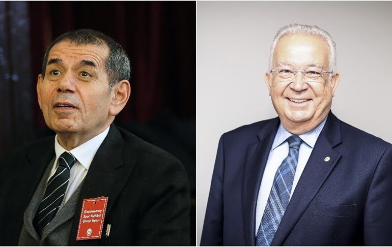 Galatasaray’da başkan adayları Dursun Özbek ve Eşref Hamamcıoğlu listelerini teslim etti