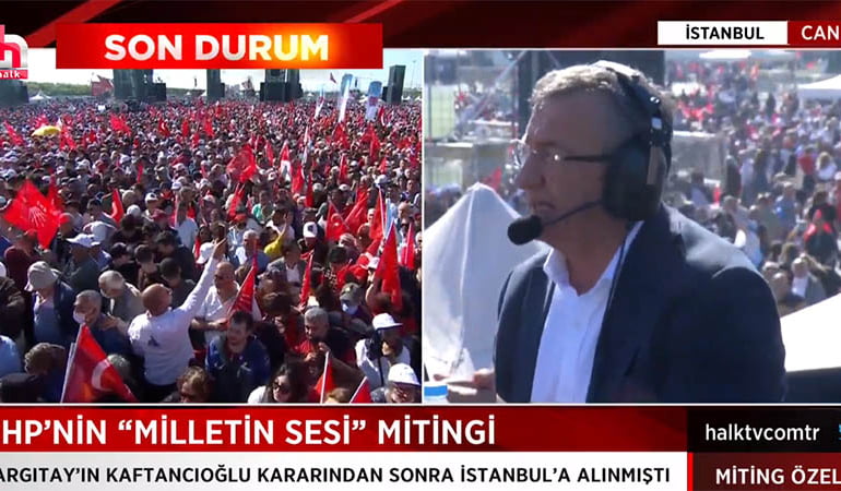 Kalabalığı gören Engin Altay, CHP’nin adayını açıkladı