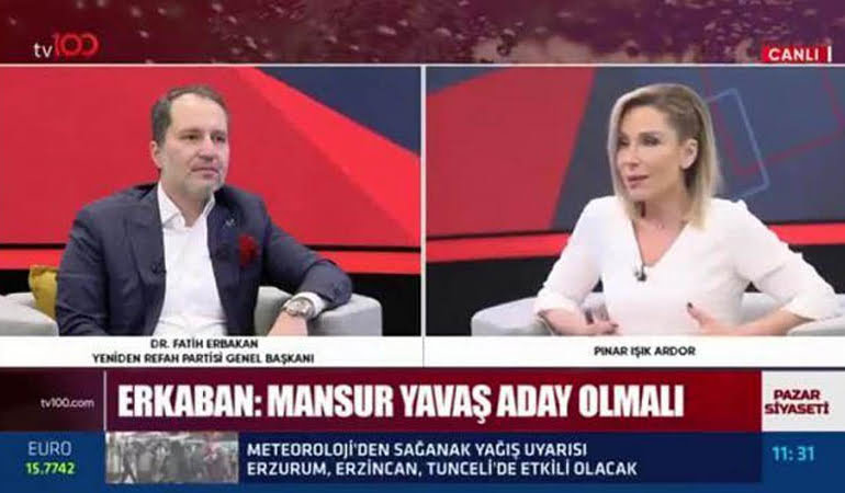 Fatih Erbakan’dan Millet İttifakı için aday önerisi