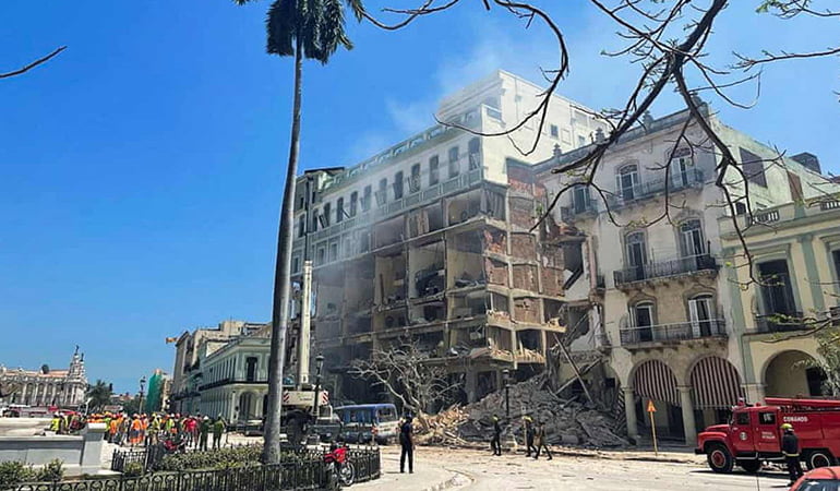 Küba’nın başkenti Havana’da şiddetli patlama