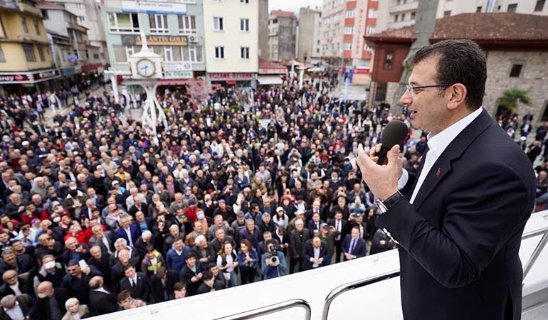 İmamoğlu: Genel Başkanla yarış bizim ne haddimize