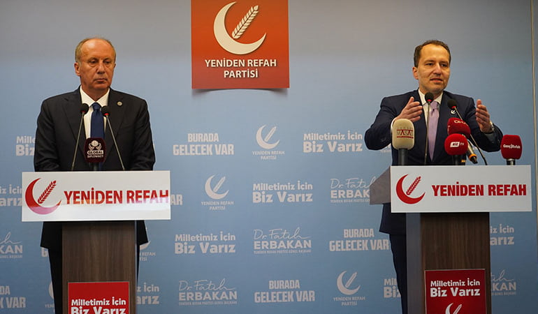 Muharrem İnce’den Fatih Erbakan’a ziyaret