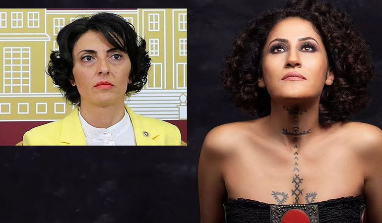 CHP’li vekil, terör örgütü için konser veren şarkıcıya destek için Kürtçe şarkı söyledi