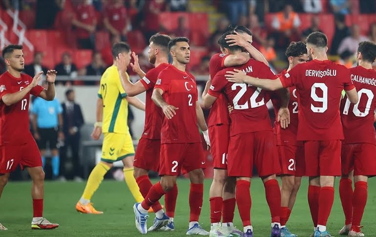 A Milli Takım, Uluslar Ligi’nde Litvanya’yı rahat geçti