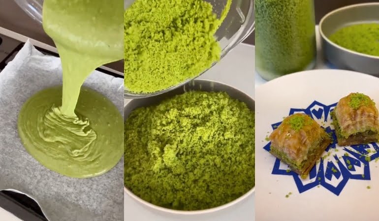 Baklavadaki ‘yeşil’ tuzak: Ayırt etmek çok zor…