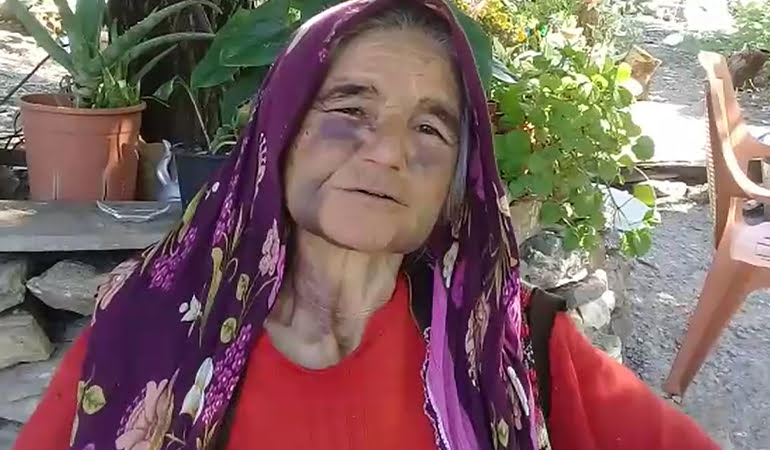 70 yaşındaki kadına kuzu dayağı!