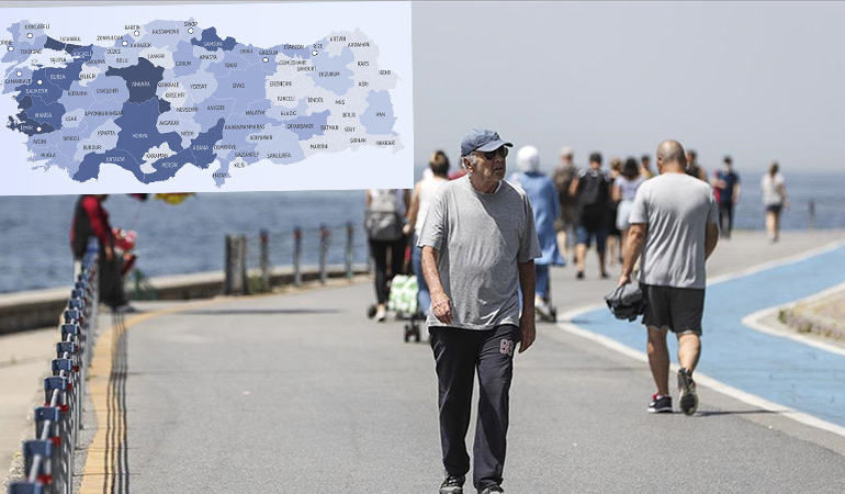 İşte Türkiye’nin emekli haritası