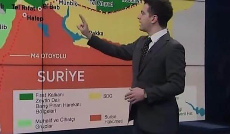 Halk TV’den tepki çeken Suriye sunumu… PKK/PYD yerine ‘Suriye Demokratik Güçleri’