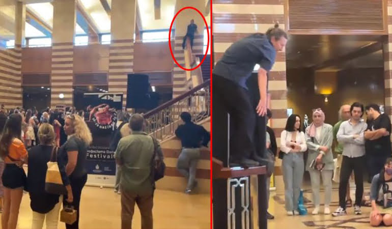 Doğaçlama Dans Festivali’ne damga vuran ilginç dans