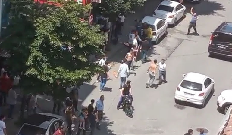 İşçi ve patron kavgası: Mahalle savaş alanına döndü!
