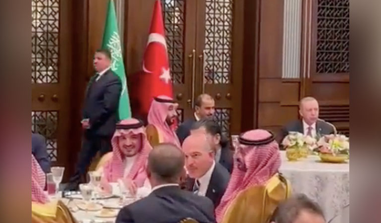 Külliye’de Suudi Prens Selman için Arapça müzikli yemek