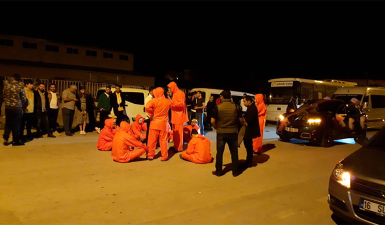 ‘La Casa de Papel’li çiftetelli kamerada