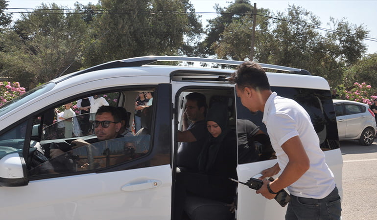 LGS sınavına polis yetiştirdi
