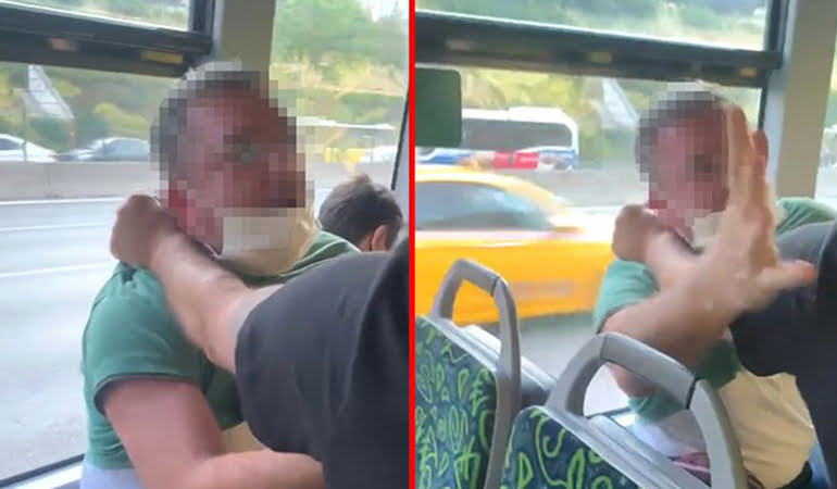 Otobüste kadının fotoğraflarını çeken adam: Telefonum bozuk, bazen kendi kendine fotoğraf çekiyor