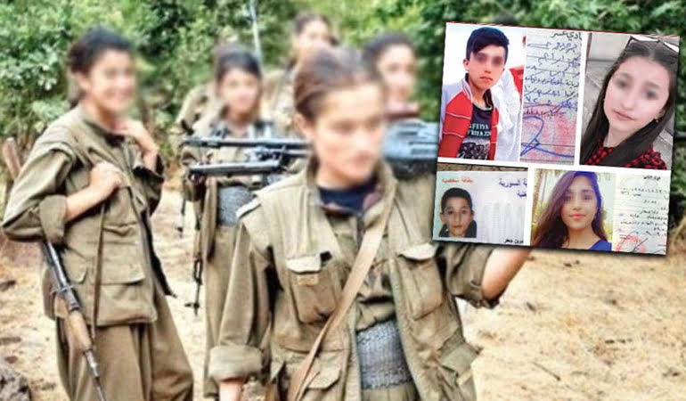 IŞİD kamplarından toplayıp cepheye sürüyor… PKK, 1 ayda 600 çocuk kaçırdı