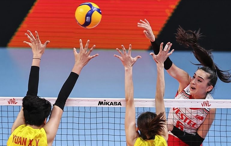 A Milli Kadın Voleybol Takımı, Çin’e 3-1 mağlup oldu