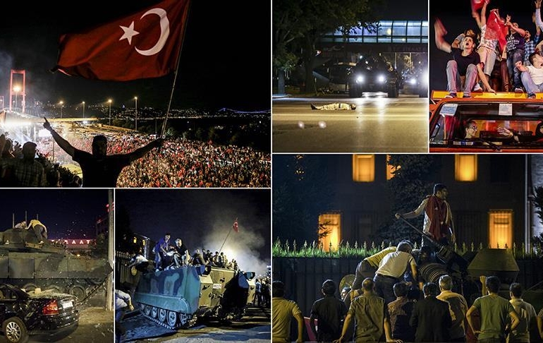 15 Temmuz gecesinde kameralara yansıyan en çarpıcı anlar