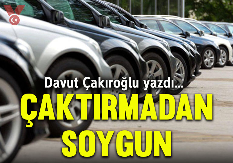Çaktırmadan soygun