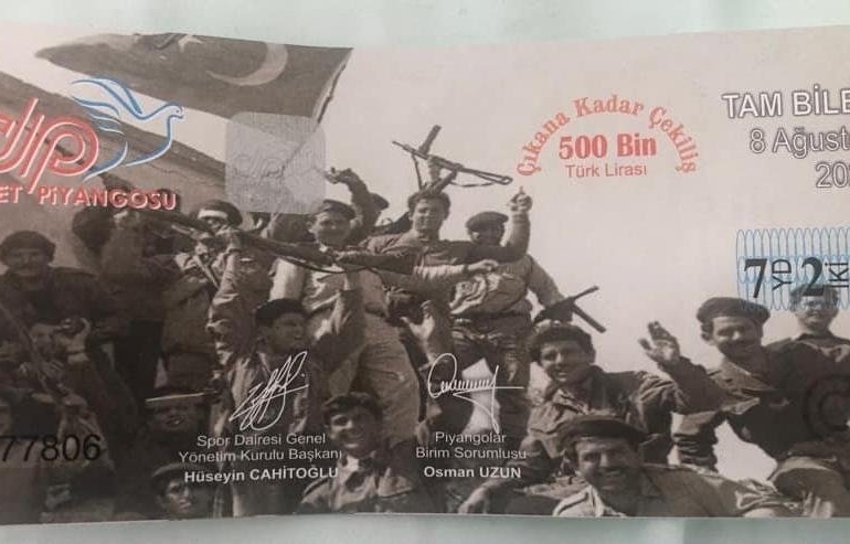 KKTC’de piyango bileti skandalı… Teröristlerin fotoğraflarını bastılar