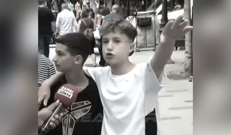 14 yaşındaki çocuğun ekonomik kriz videosu gündem oldu