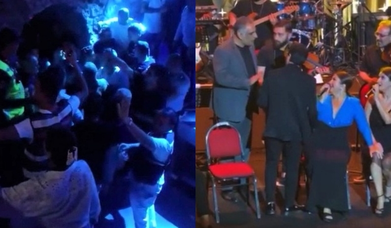 Sibel Can konserinde olay çıktı