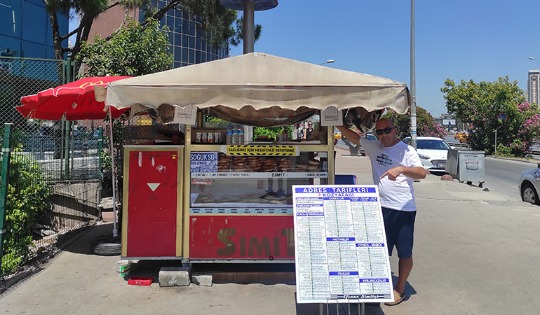 ‘Navigasyon’ simitçinin adres isyanı
