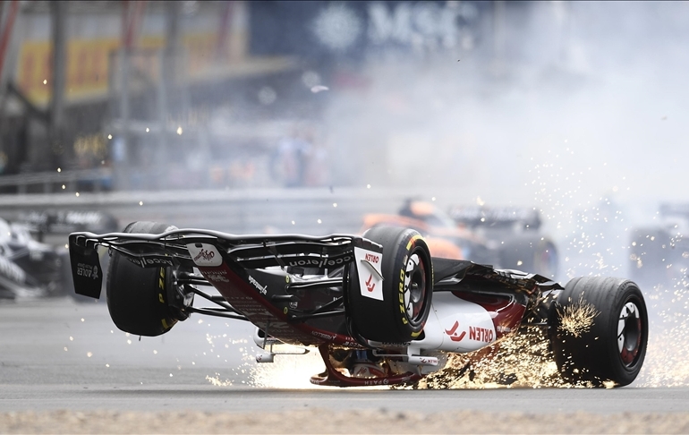 Formula 1’de korkutan kaza