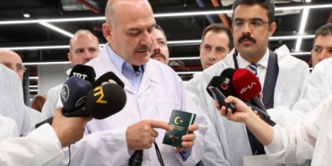 BAKAN SOYLU, YERLI PASAPOTU TANITTI. FOTO-ANKARA-DHA