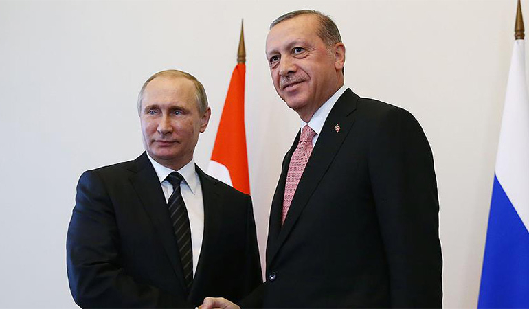 Erdoğan Putin ile görüştü