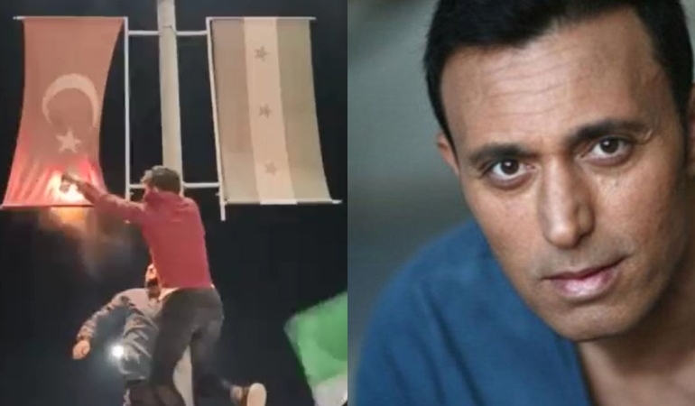 Mustafa Sandal, Suriye’de bayrağımızın yıkılmasına sessiz kalmadı
