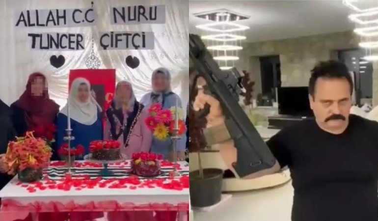 Sözde ‘mehdi’ Tuncer Çiftçi’nin doğum gününü böyle kutladılar