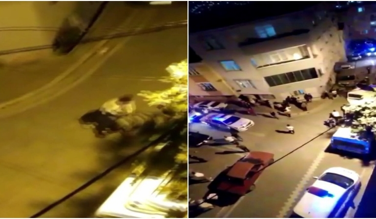 Satırlı silahlı ‘yasak aşk’ kavgası! Mahalle savaş alanına döndü…
