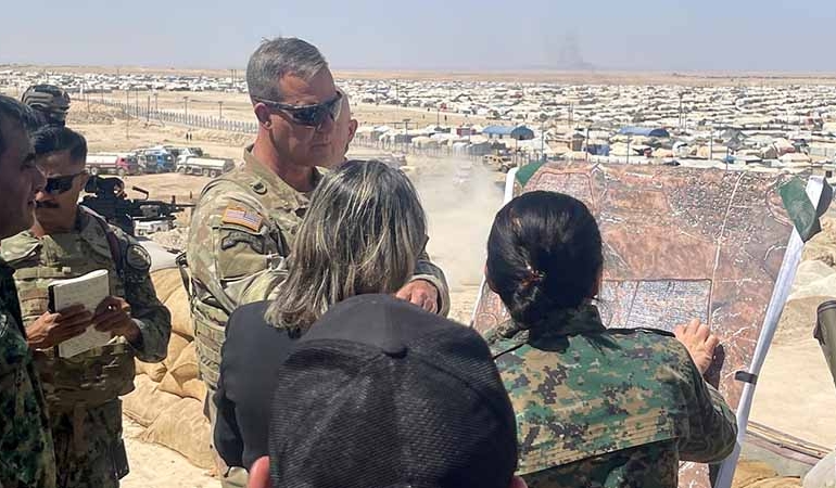 Amerikalı general PKK/YPG elebaşıyla görüştü