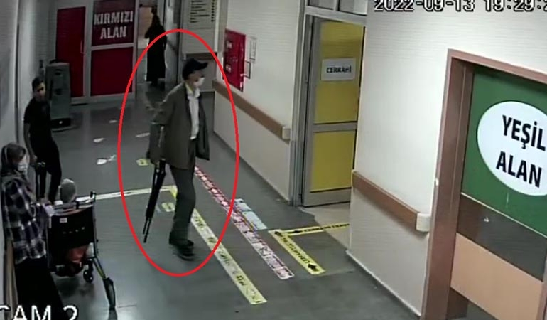 Oda oda gezip aradı… Acil serviste pompalı dehşeti