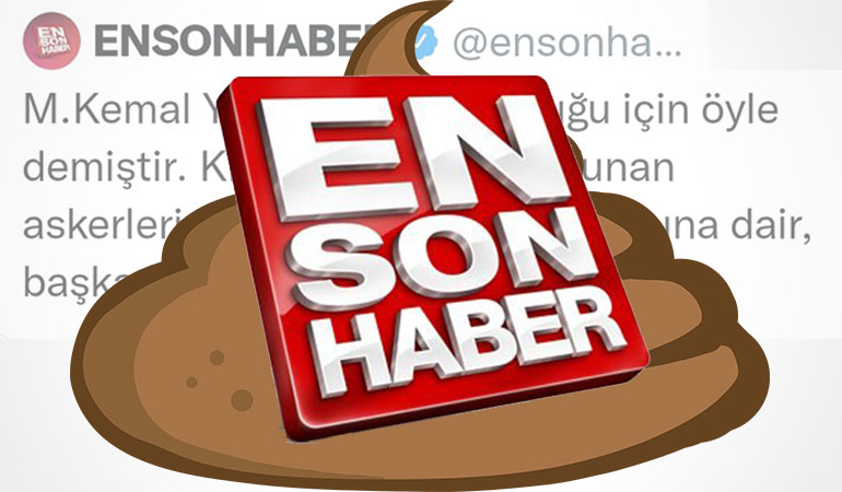 Hesapları karıştırdılar… Yandaş ensonhaber sitesinden skandal tweet…
