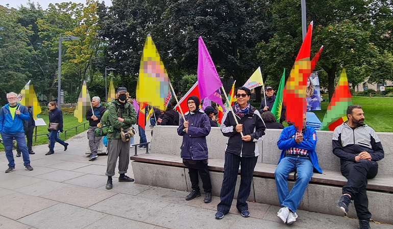 İsveç’te PKK yandaşları yine sokakta