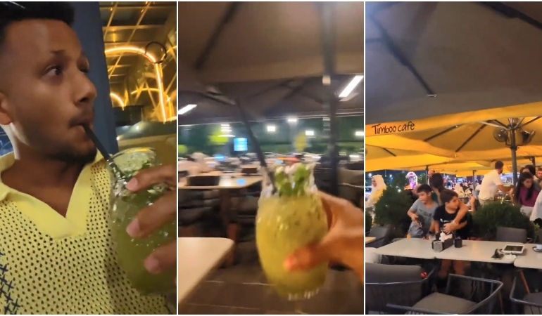Çatışmanın ortasında limonata keyfi…