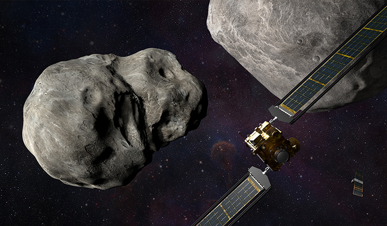 NASA’nın uzay aracı asteroit ile çarpıştı
