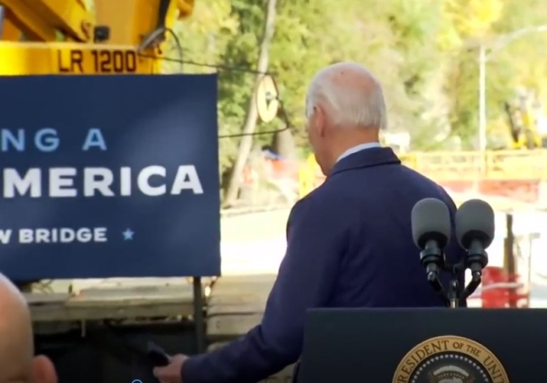 ABD Başkanı Biden bu kez boşlukla konuştu
