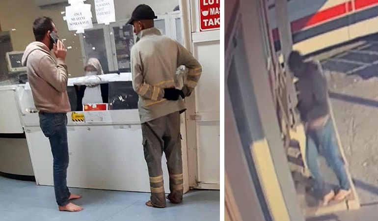 Hastane girişindeki görüntüler Soma’yı hatırlattı