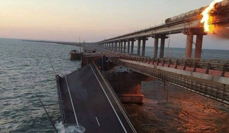 Kırım Köprüsü’nde patlama… ‘Bu sadece başlangıç’